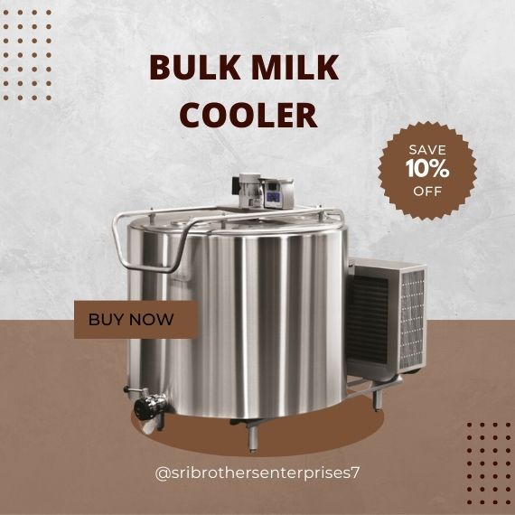 Bulk milk cooler vertical